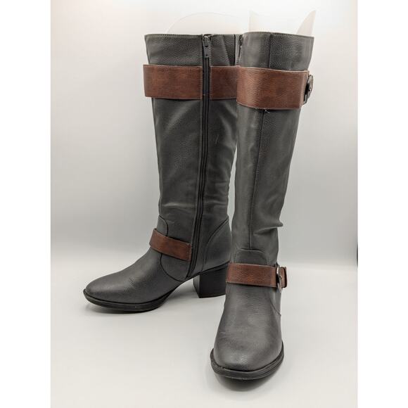 Natural Soul Riding Boot 6M Naturalizer Zahara Faux Leather Vegan - Picture 1 of 10